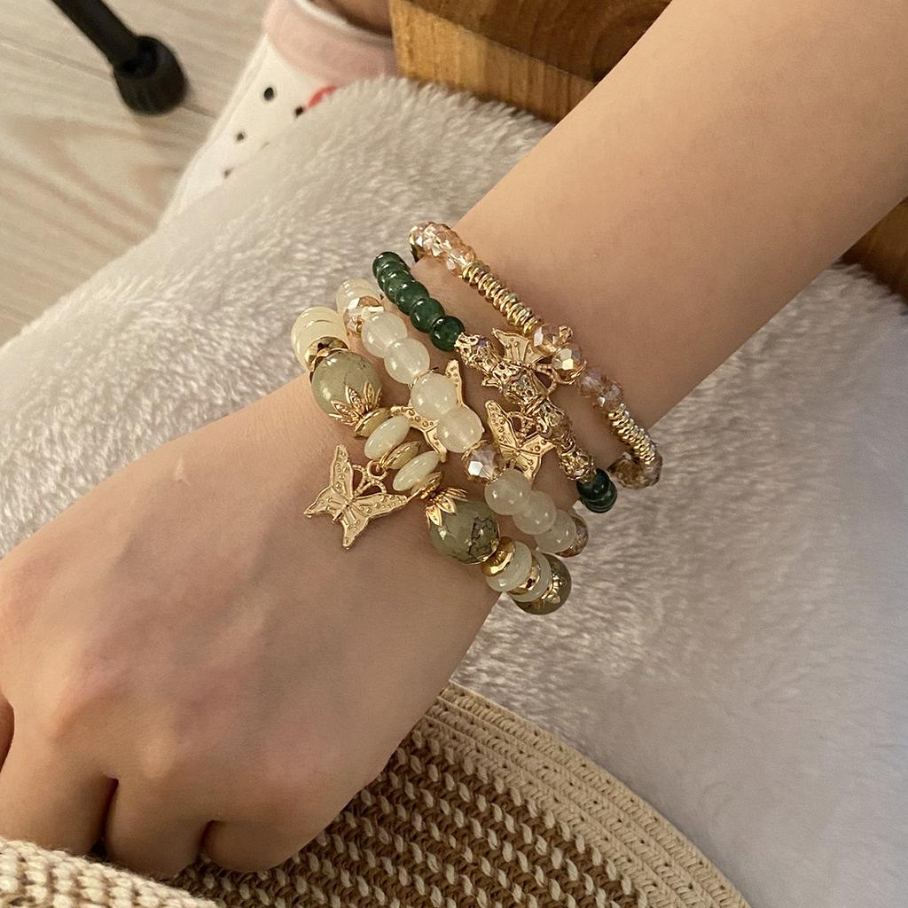 Hot selling fashion bead bracelet Bohemian butterfly bracelet