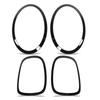 Glossy Black Headlight Taillight Surround Cover Trims for F55 F56 F57 One Cooper S JCW 2014+ Automotive Exterior Accessories