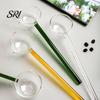 Ergonomic Glass Spoon Handmade Long Handle for Cooking Heat-Resistant Kitchen Utensil Adaptable Tool Stirring Serving Scooping Unique Gift Home Chefs