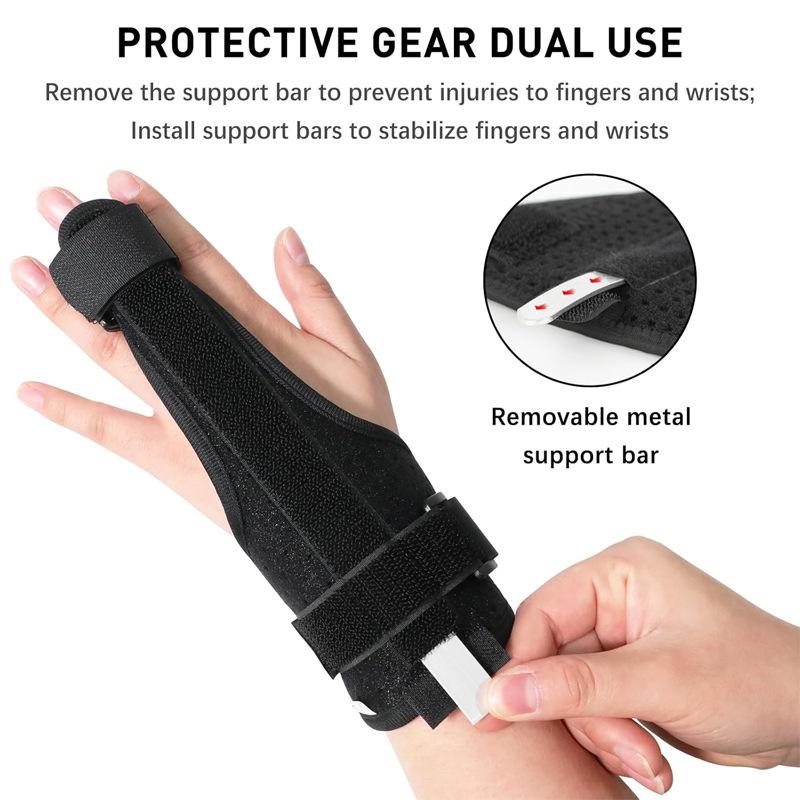 Sports Finger Guard Fixed Belt, Four-finger Wrist Guard Brace, Sweat-absorbing and Breathable Wrist Guard Finger Guard Fixed Belt, Hot-selling.