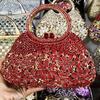 Daisy Flower Rhinestone Tote Bag Crystal Women Evening Bags Luxury Designer Party Banquet Clutch Purse Fashion Diamone Handbag
