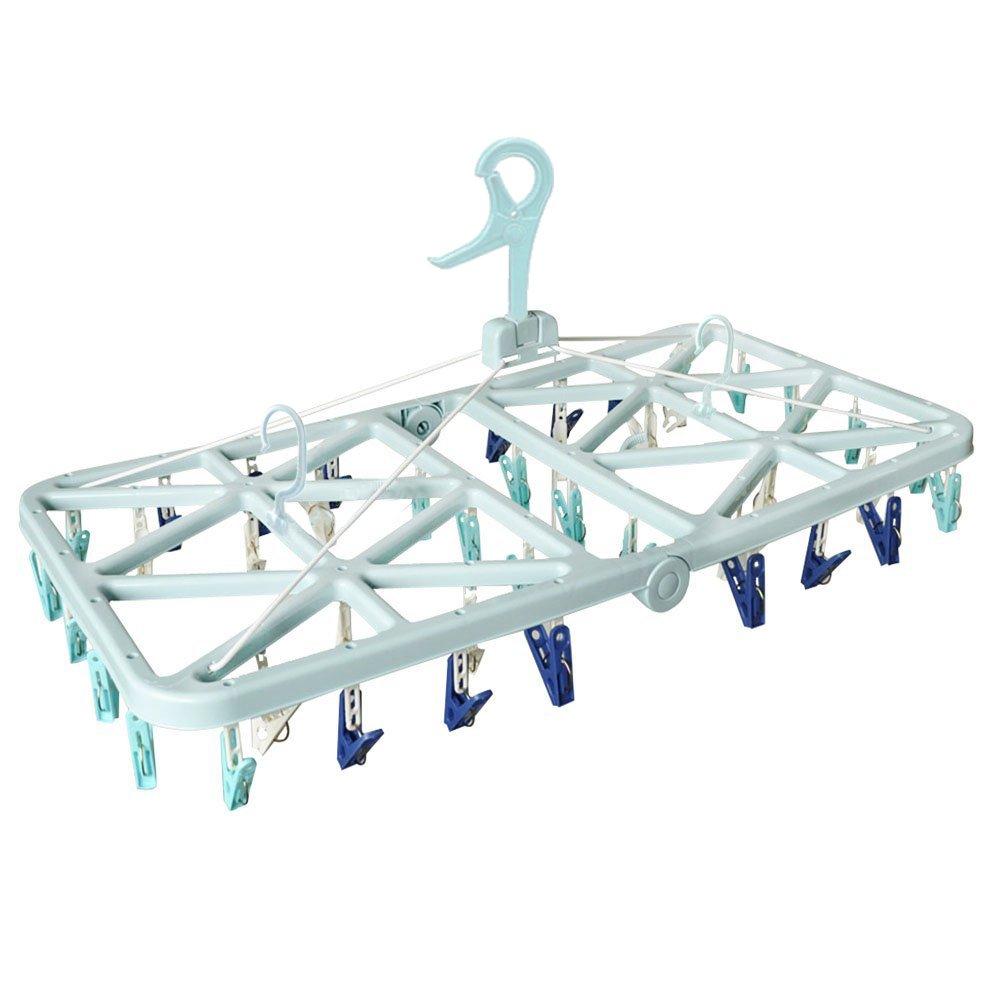 

Zenkakyo Квадратная вешалка для сушки и 42 универсальных джинсов, одежды, нижнего белья, предметов, OF-5102