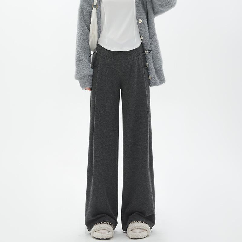 Koreanische Umstands-Weitbeinhose: Bauchstütze, Retro-Casual, Geeignet für alle Jahreszeiten