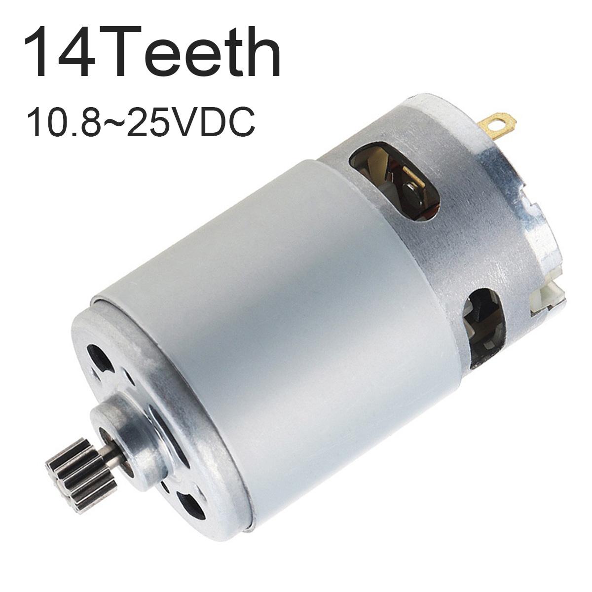 

RS550 DC Motor 10.8-25V 14Teeth Gear 25000RPM Electric Saw Micro Motor for DIY Electric Tools with 8.2mm 21V