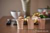 TOUGEI Sake Set and Kasuri Wooden Sake Cup and Sake 25ml 3-Piece (Pure, Shaved, Patterns) Cup, Approx.