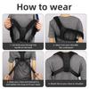Premuim Adjustable Posture Corrector Belt Back Neck Shoulder Clavicle Spine Support Reshape Body Home Office Sport Upper Braces