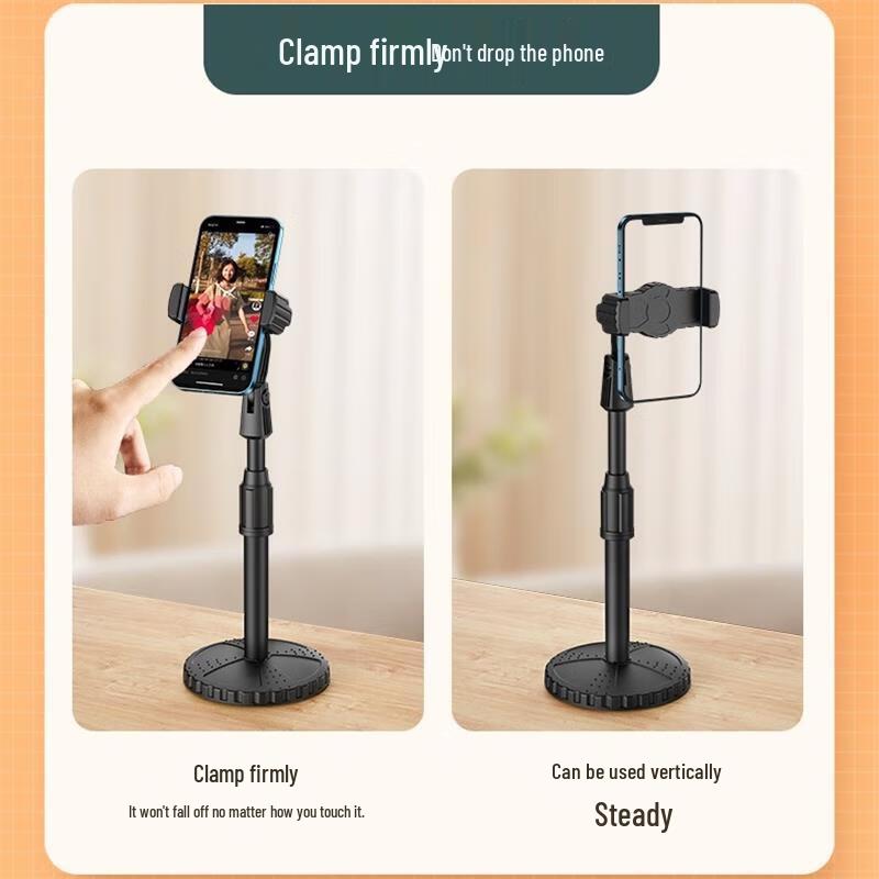 Adjustable Desktop Phone Stand for Live Streaming & Overhead Shooting