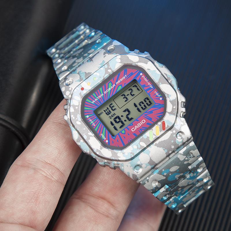 CASIO Unisex G-SQUAD Series Watch DW-5600DN-7(Team788--)
