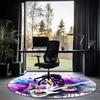 Prince Printed Round Rug Carpet Chair Rug Area Rug Entryway Doormats,for Office Chair Living Room Bedroom Kitchen Room.