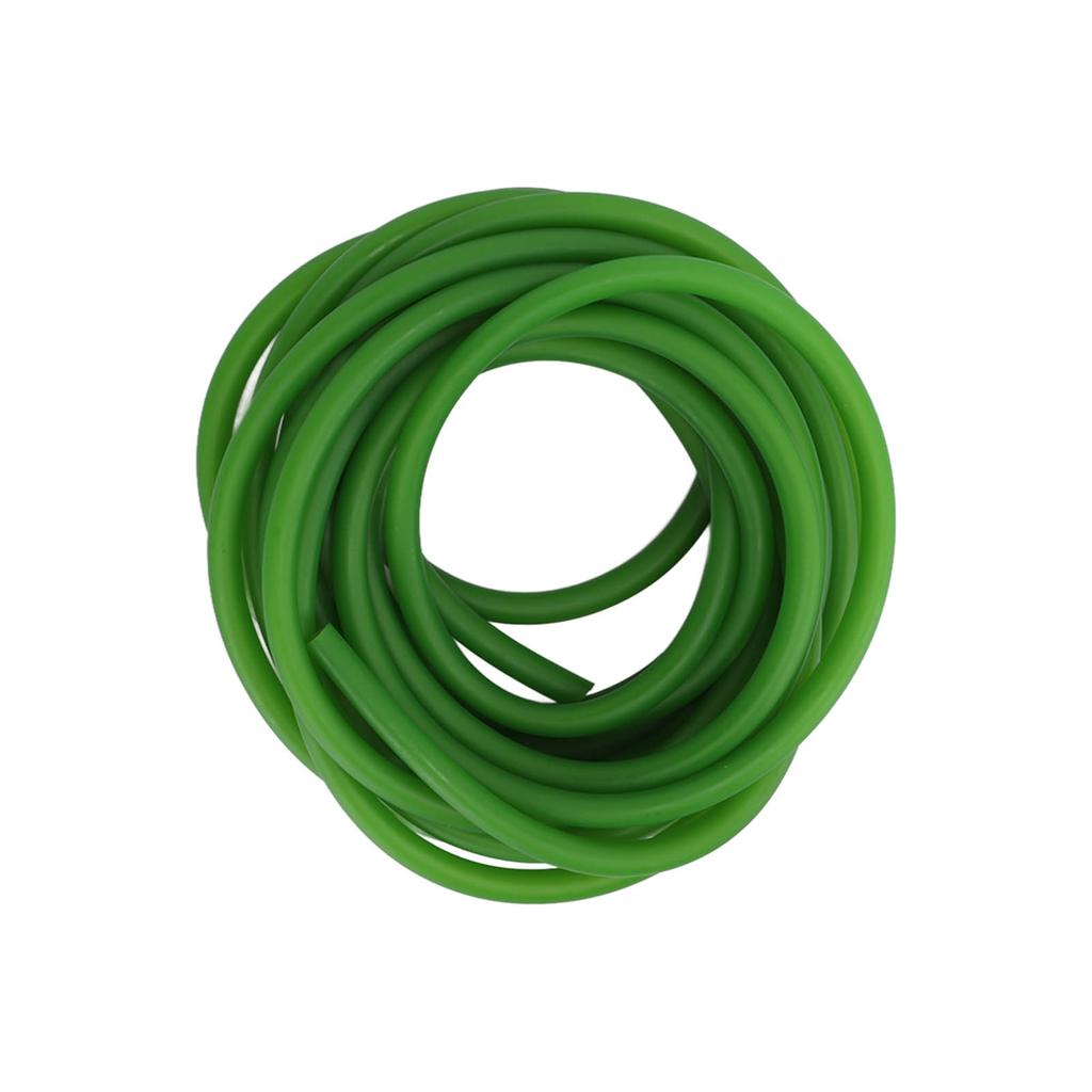 Q4070 5M Naturkautschukschlauch Stretch Elastischer Schlauch Outdoor Jagd Ersatzband Fluoreszierend Grün