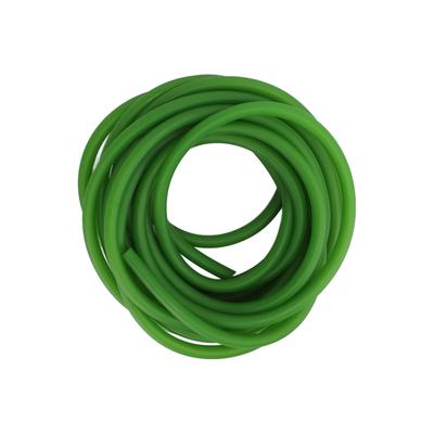 Q4070 5M Doğal Lateks Kauçuk Tüp Esnek Elastik Tüp Dış Mekan Avcılık Yedek Bant Floresan Yeşil