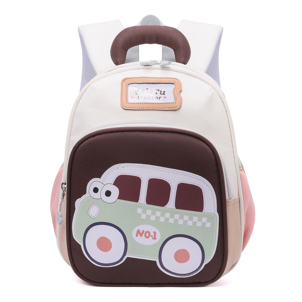 Childrens Car Pattern School Bag For Toddlers Boys And Girls Made Of Durable Oxford Material