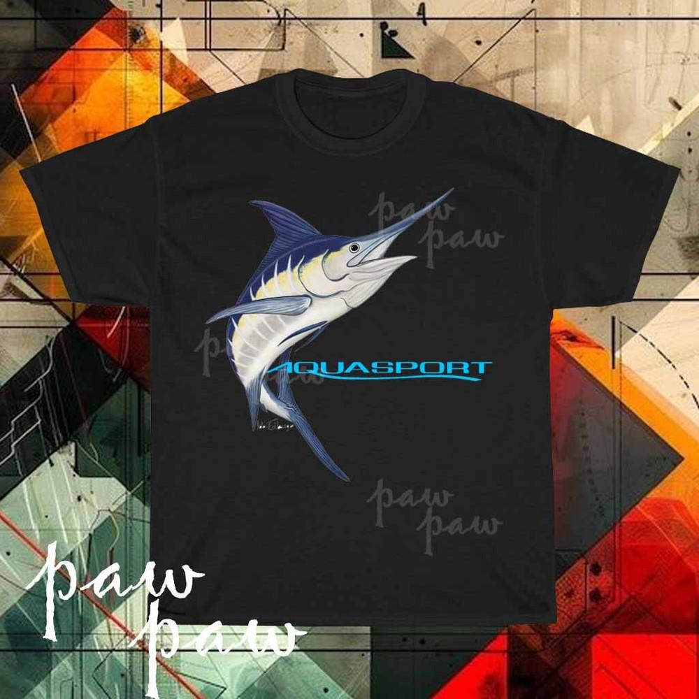 

New AQUASPORT BOATS LOGO Men#039;s Tshirt funny size S to 5XL Unisex T-Shirt S