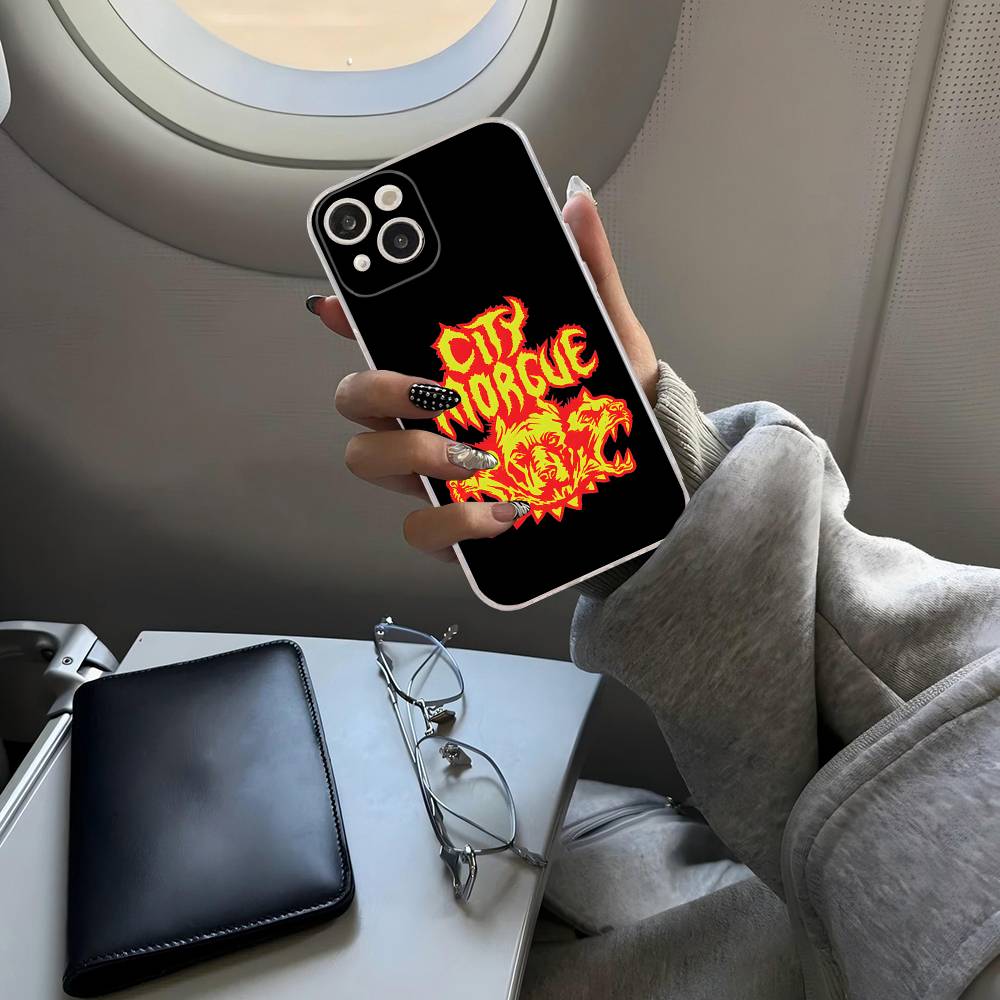 C-City M-Morgue Zillakami Phone Case For IPhone 11 13 16 12 17 14 15 Pro Max Plus Soft Clear Back Cover Coque