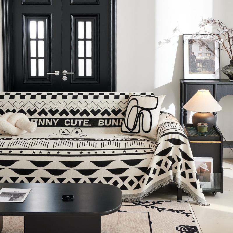 Chenille Sofa Towel Four Seasons Universal Sofa Cushion Non-Slip Simple Anti-Cat Scratch Double-Sided Available All-Inclusive Full Cover Cloth Cover