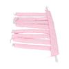 Heatless Curling Rod Sleeping Hair Curl Styling Roller Ribbon for Women Girls Extra Long HairPink