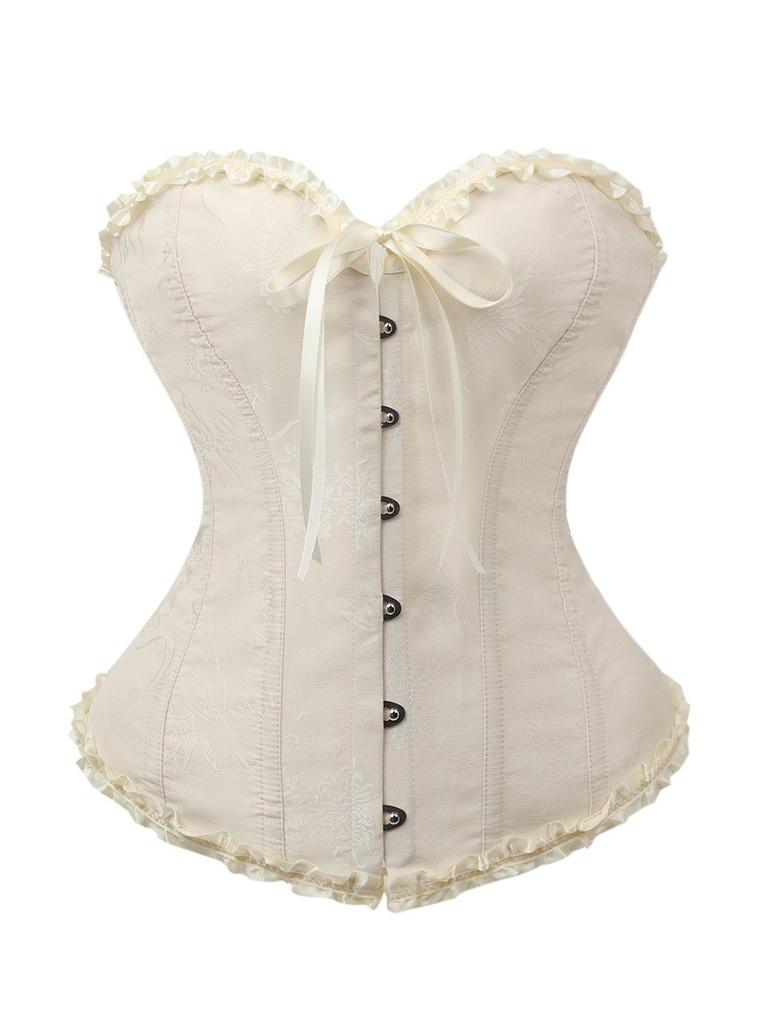 European & American Strapless Body Shaping Waist Cincher Tummy Control Fishbone Bra Top for Women