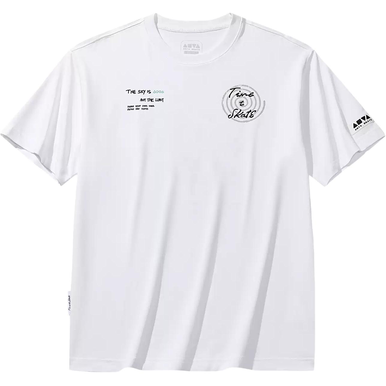 Anta Casual Letter Loose Breathable Short Sleeve T-Shirt Men tops 152628126-1 3XL