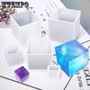 DIY Resin Silicone Mould Square Crystal Ornament Mould Cube Chocolate Cake Homemade Tools