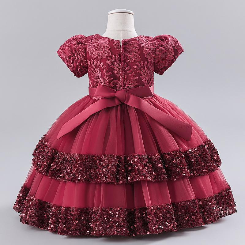 Buy Spring Summer 2023 Toddler Kids Girls' Floral Midi Party Dress  Performance Embroidered Mesh Crew Neck Short Sleeves Active Dress at  affordable prices  free shipping, real reviews with photos  Joom