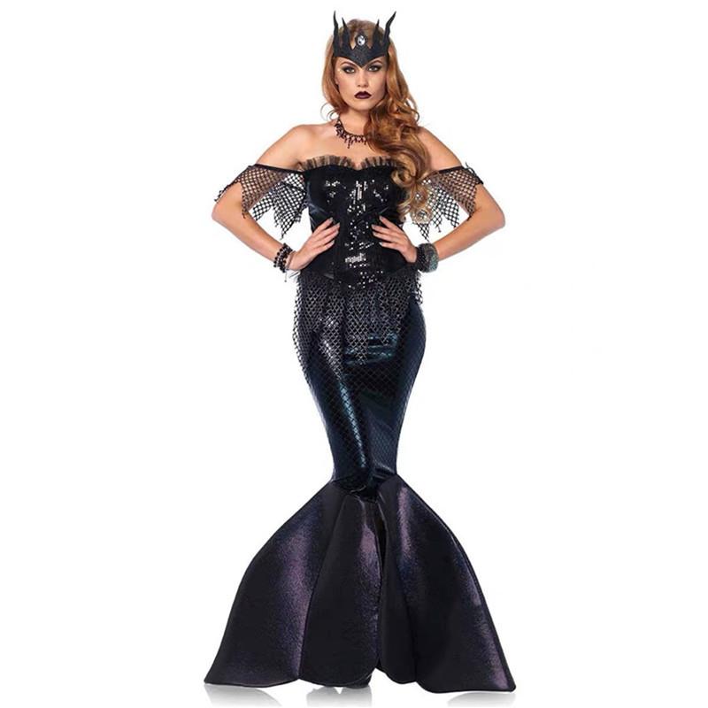 Dress Princess Mermaid Cosplay Costumes Stage Performance Role Halloween Play