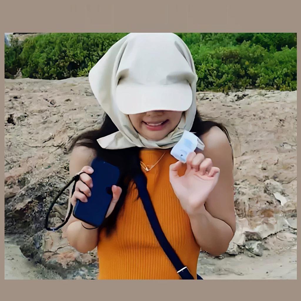 Headscarf Duck Tongue Hats Men's And Women's Summer Quick Drying Outdoor Sun Protection And Face Protection Strap Headband Caps