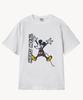 VTWO Vintage Pigment Damaged Washed Jumper _Mickey_ T-Shirt (White)