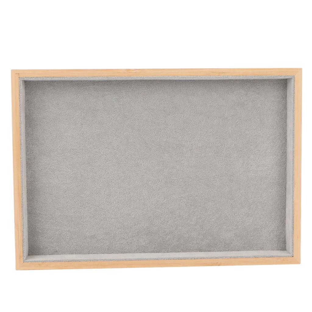 Dřevěný zásobník na šperky Classic Elegantní víceúčelové zásobníky na šperky odolné proti poškrábání na náušnice