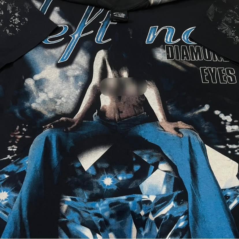 Vintage DEFTONES AOP Diamond Eyes Pony Around the Fur 90s  T-Shirt Mens Womens Tees Top BOOTLEG L