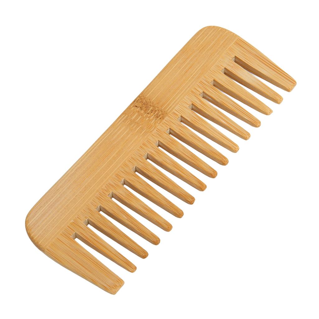 Beard Comb Bamboo Wide Tooth for Men Hair Texture Modeling Styling Tools Appliances