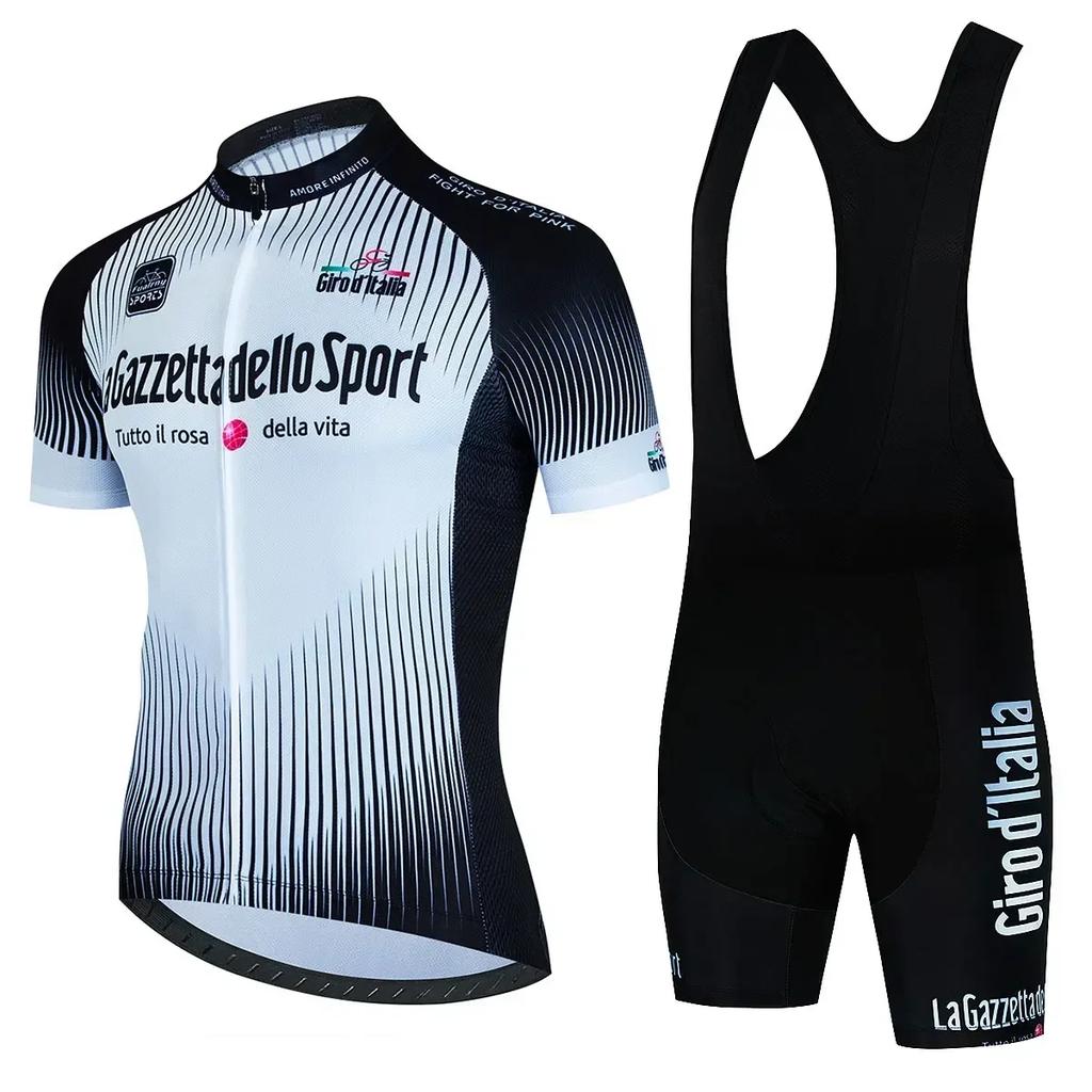 Prohlídka Itálie Cyklistické oblečení Cyklistický dres Set Letní Silniční kolo Krátký rukáv Cyklistické oblečení Pánské Mtb dres Set Sportovní oblečení