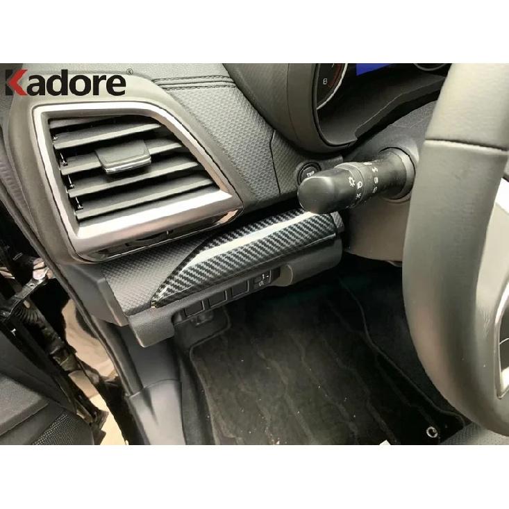 Car Center Console Dashboard Panel Cover Trim For Subaru Forester SK Carbon Fiber Interior Mouldings Accessories