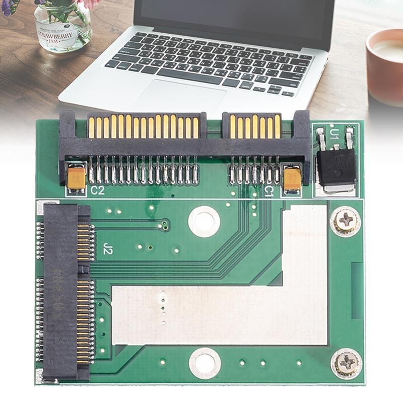 Mini PCI-E MSATA SSD zu 2,5'' SATA 6.0 GPS Konverter Adapterkarte Modulplatine