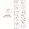 1 Roll 6x200cm Watercolor Floral Washi Tape Stickers, Fresh Hand-Painted Flower Journal Decor, Diary Collage DIY Material