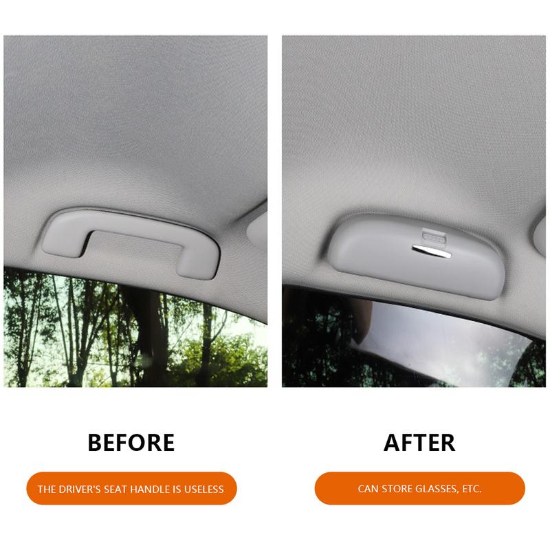 Zeratul Auto for Skoda Karoq Kodiaq 2018     ABS Car Sunglasses Holder Box Glasses Case Box Accessories