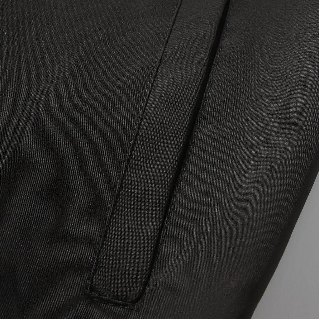 European-American Color Block Men's Stand-Up Collar Jacket - Trendy Autumn/Winter Outerwear