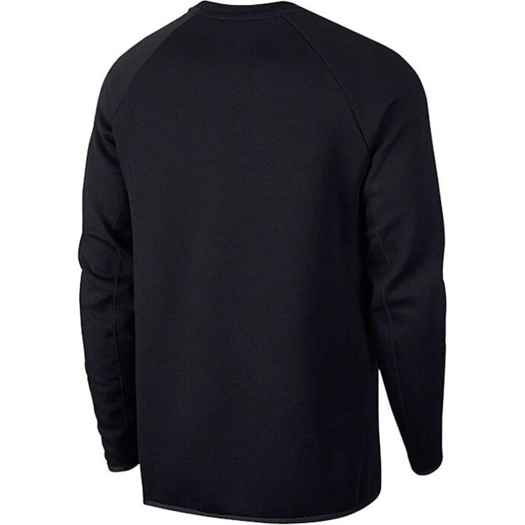 Nike Sweatshirts Men's Black Crew Neck Moderate Regular 928472-010