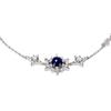 Emporio Armani Night Sky Blue Star Moon Series Paved Star Design Bracelet Women bracelet Silver EG3601040