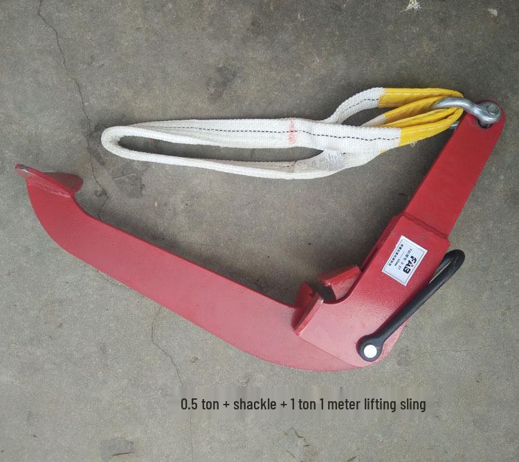 Double-Chain Forklift Eagle Beak Drum Lifting Hook and Spreader Clamp