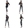 Unisex Leather Cat Girl Outfit For Cosplay Events And Halloween Parties