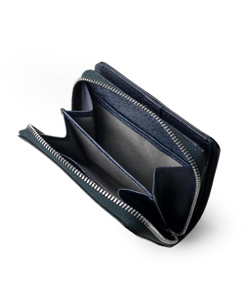 [ISIT] Novo II Bifold Leather Wallet, Unisex, Men's, Women's, No. 972624 (Blue)