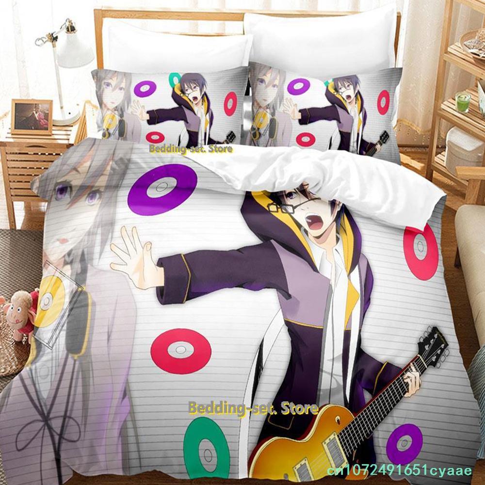 Nico Nico Singer Bedding Set Single Twin Full Queen King Size Bed Set Adult Kid Bedroom Duvetcover Sets Anime Parure De Lit Bed