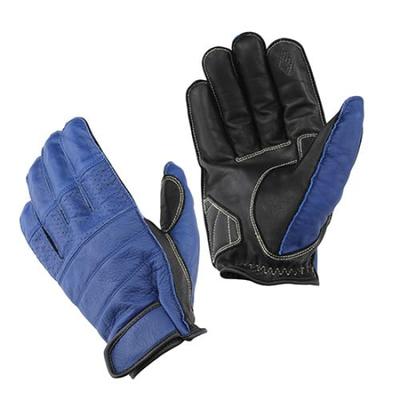 Yamaha Motor Riding Gloves MOTOR YL4002 CYBERLEATHER Intake (Yamaha) [YAMAHA ORIGINAL] Gloves, Blue, XL, 90792-G097X