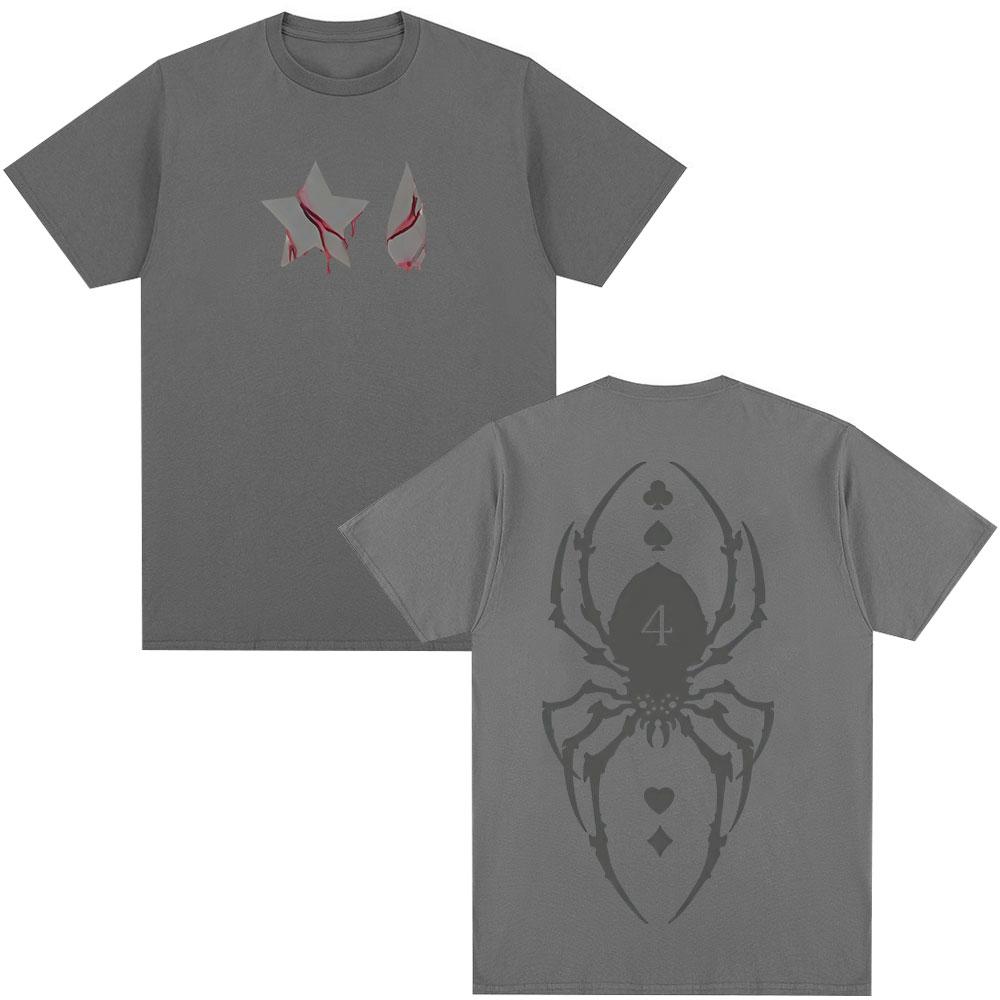 Anime Hunter X Hunter T Shirt Spider Phantom Troupe Vintage Short Sleeve Tshirt Mens Women Clothing Cotton Oversized Tshirts