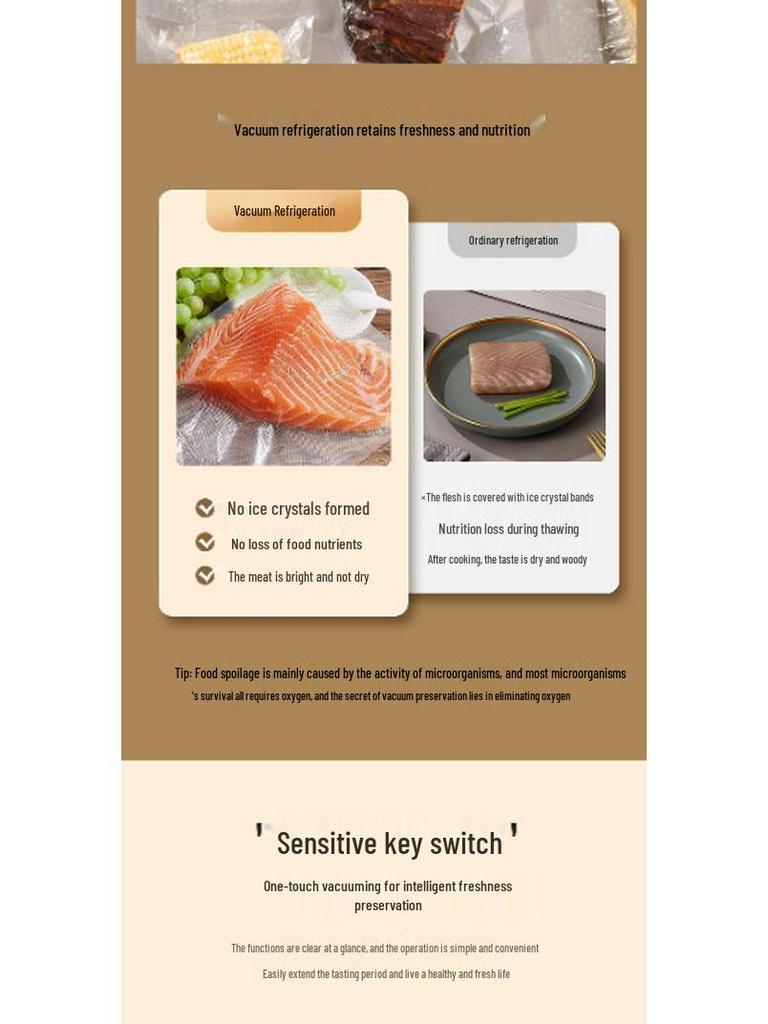 Mutfak İçin Taşınabilir Mini Otomatik Vakum Mühürleyici