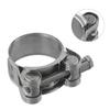 Hose Clamp Engine Intake Exhaust System Silicone Silver Small Set Screw