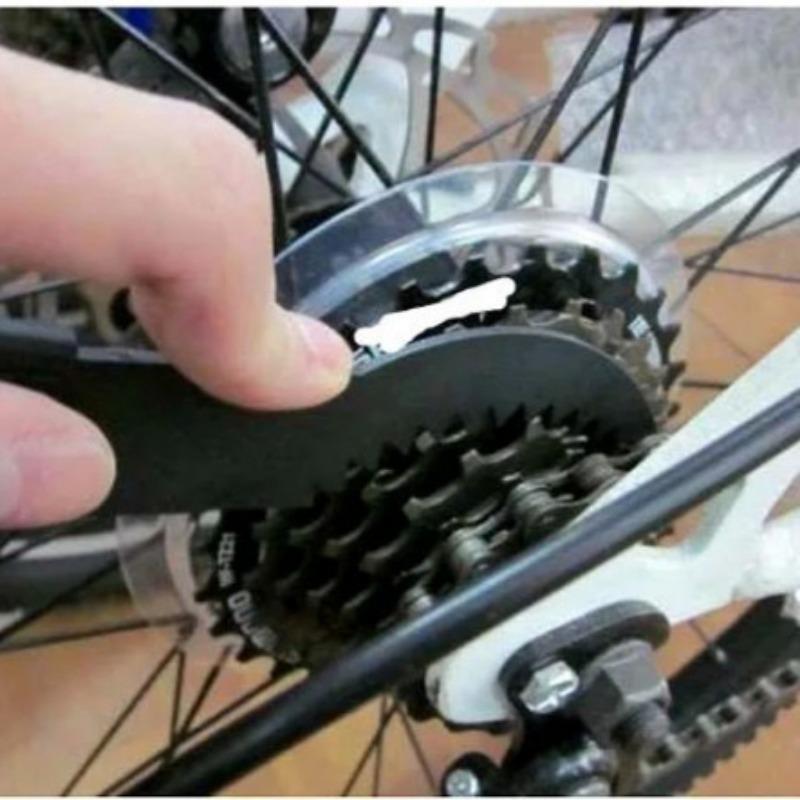 Sada 2 ks kartáčů na čištění řetězů jízdních kol, čištění venkovních horských kol, mytí kol, čistič a drhnutí nástrojů R0025