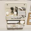 Multi Purpose Oxford Hanging Bedside Storage Organizer Shelf with Wall Door Mount for Remote Books Phone Bed Room