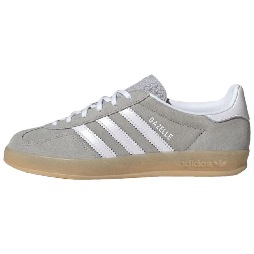 Adidas Gazelle Indoor Women s Casual Shoes Grey White Gum JQ7008 37
