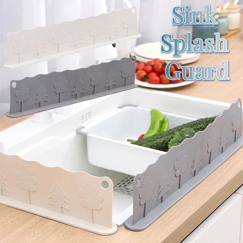 Soft Kitchen Water Baffle Flexible Water Baffle Plate Water Device Sink Splash Guard  Household